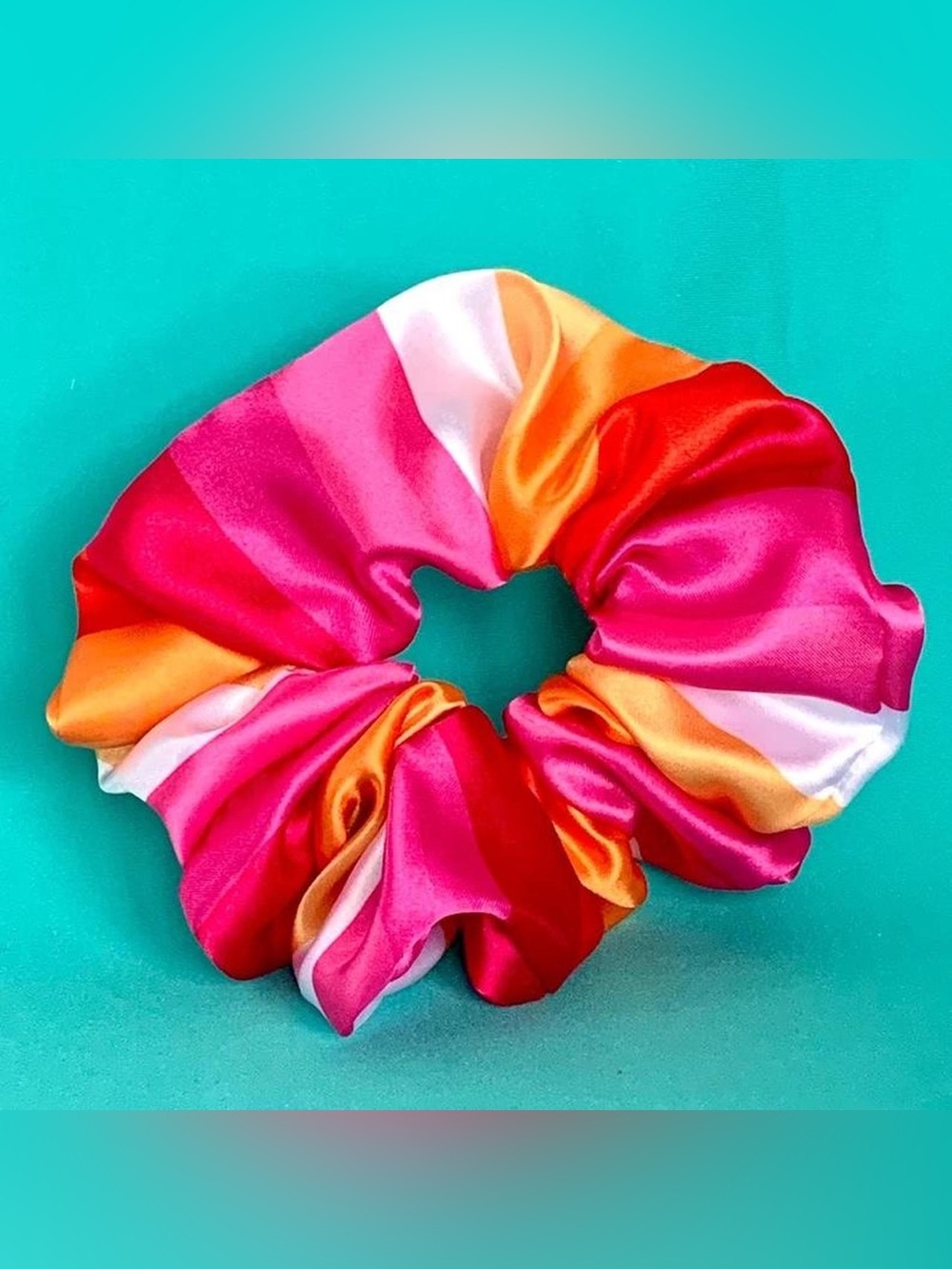 Lesbian flag oversized scrunchie sunset flag wlw subtle sapphic clothing pride